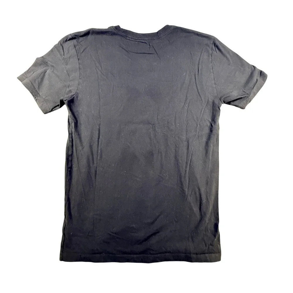 The North Face Mens T-Shirt‎ Graphic Box Logo Small Black 100% Cotton AXAU238